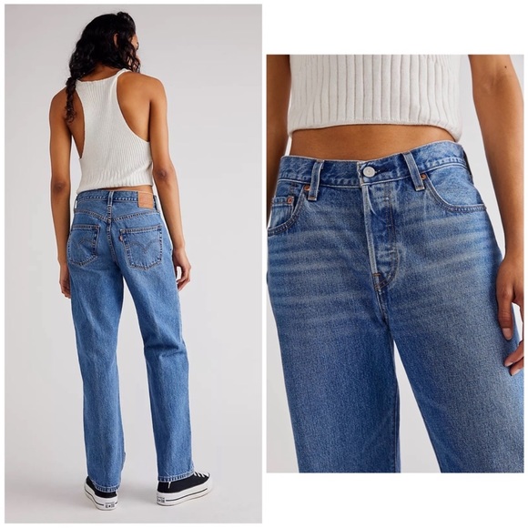 NEW Levi’s 501 90’s jeans medium wash 29 - Picture 3 of 13